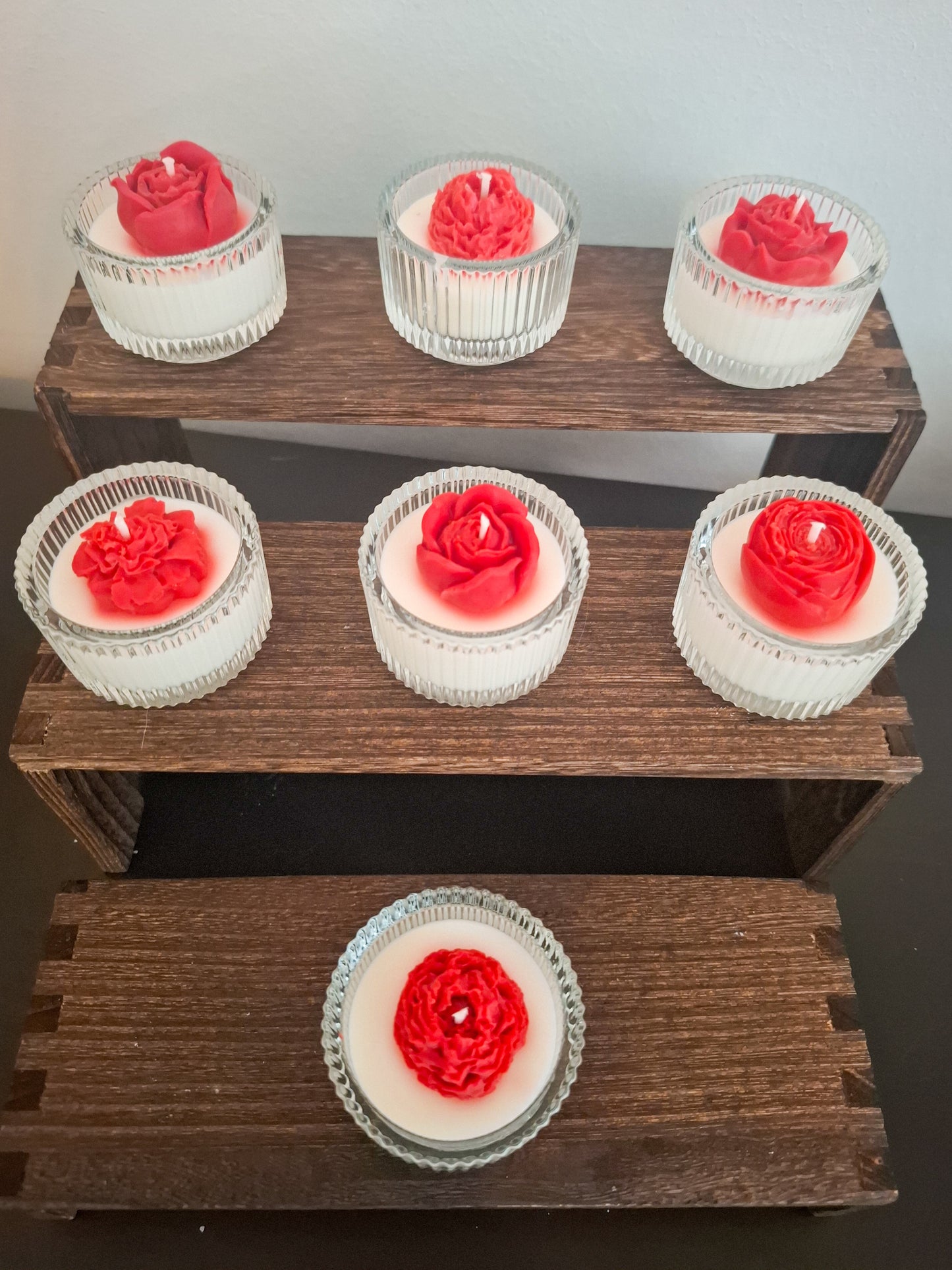 Little Bloom (White Red) *Classic Glass Collection*