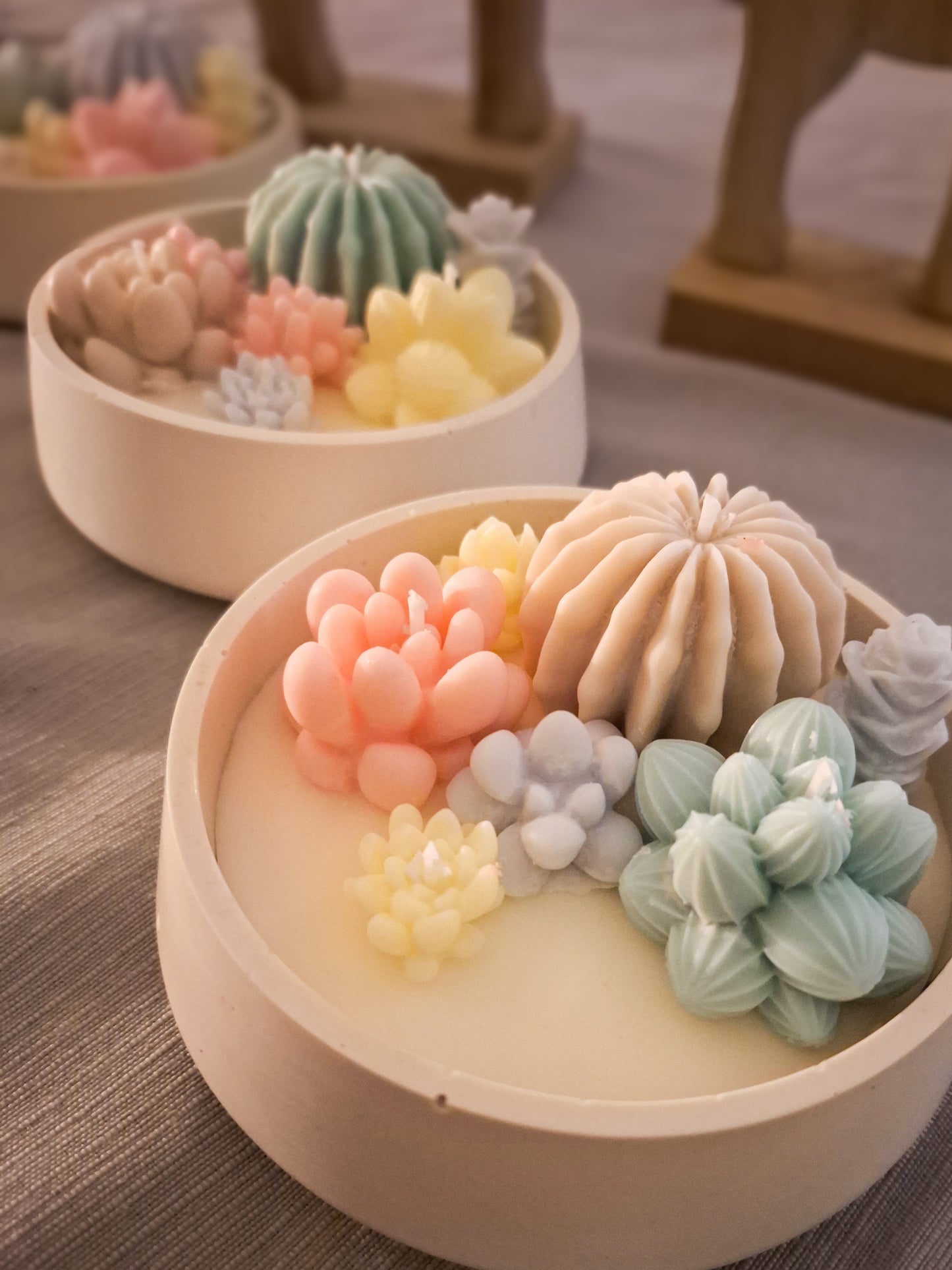 Pastel Garden-Soft Floral Breeze *Handmade Jesmonite Collection*