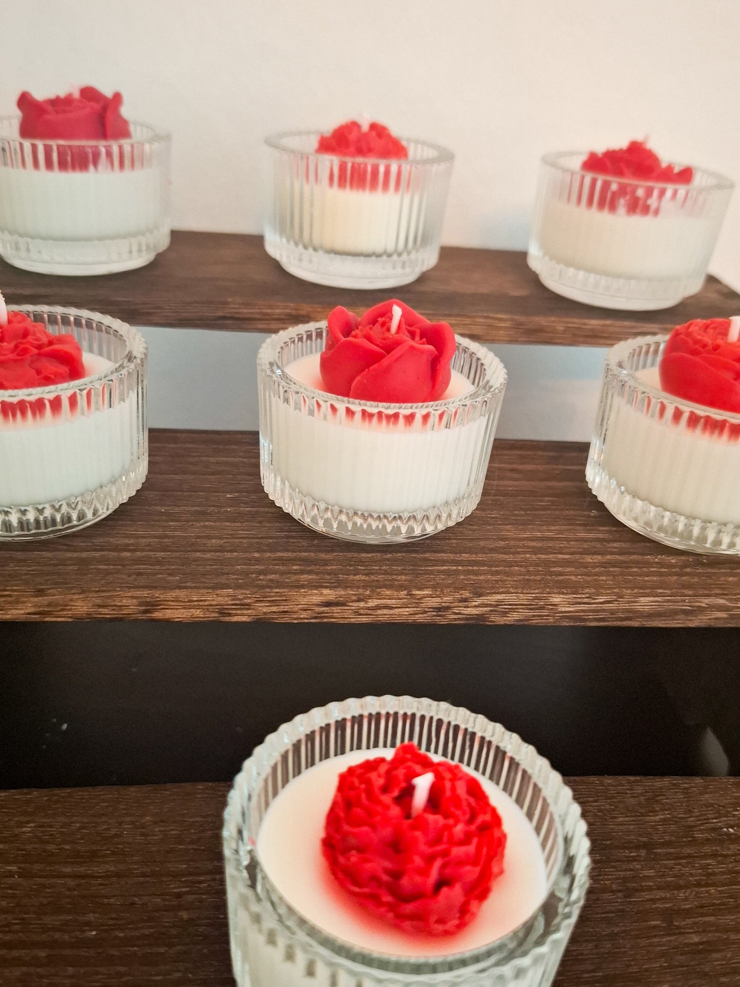 Little Bloom (White Red) *Classic Glass Collection*