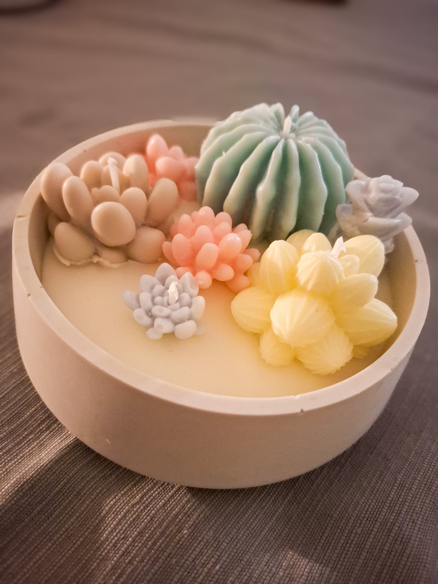 Pastel Garden-Soft Floral Breeze *Handmade Jesmonite Collection*