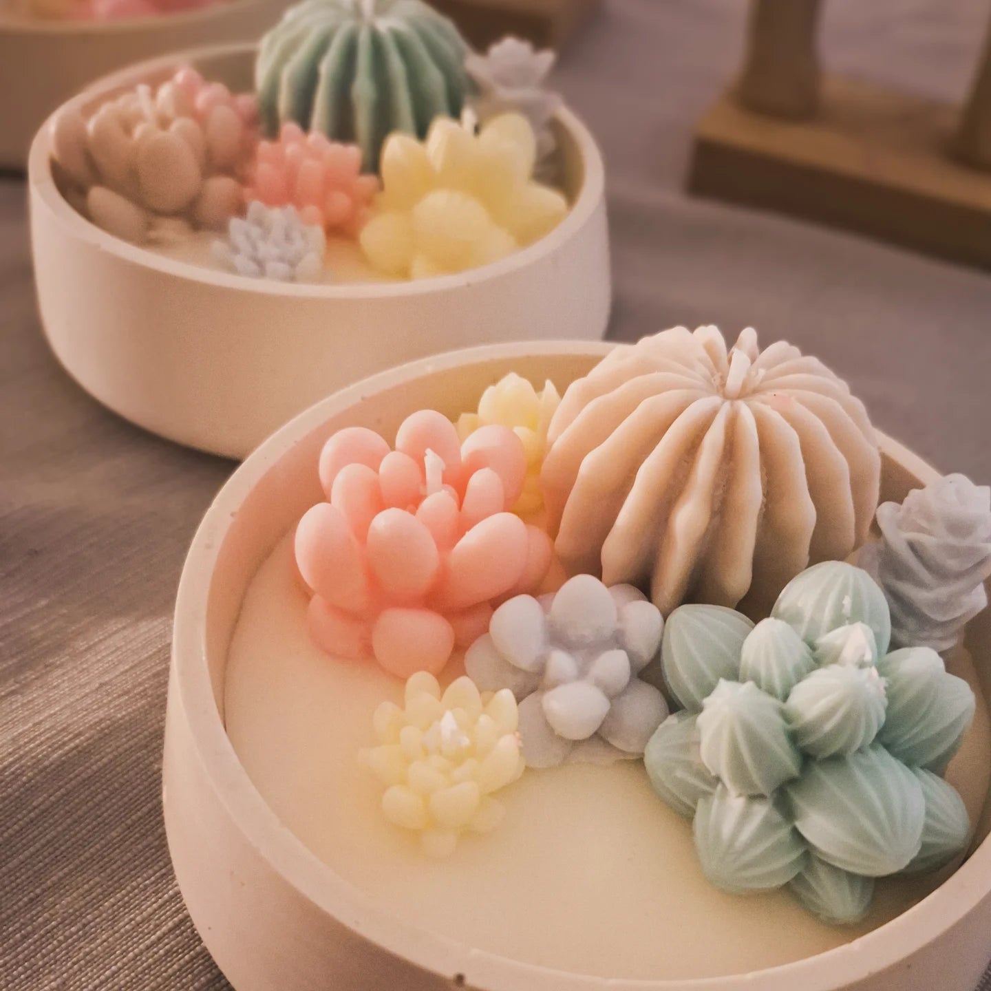 Pastel Garden-Soft Floral Breeze *Handmade Jesmonite Collection*