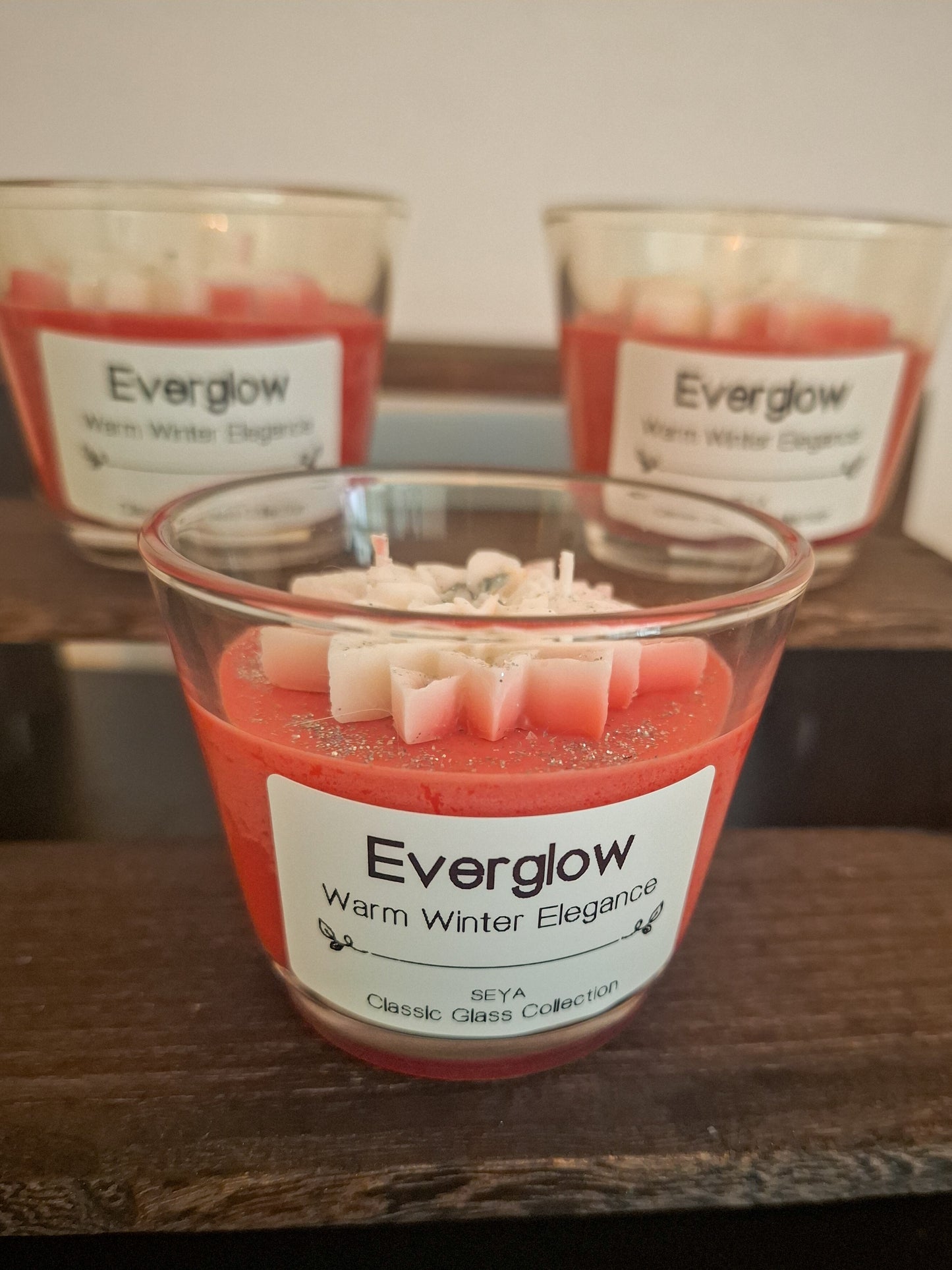 *UITVERKOCHT* Everglow (Red) *Classic Glass Collection* Limited Edition Kerst